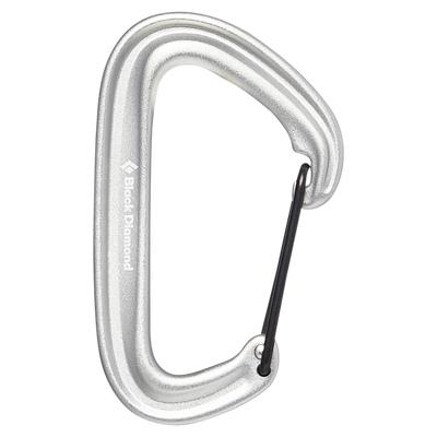 554565 Black Diamond Litewire Carabiner - LIGHT GRAY