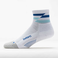 Elite Light Cushion Quarter Socks - White Track