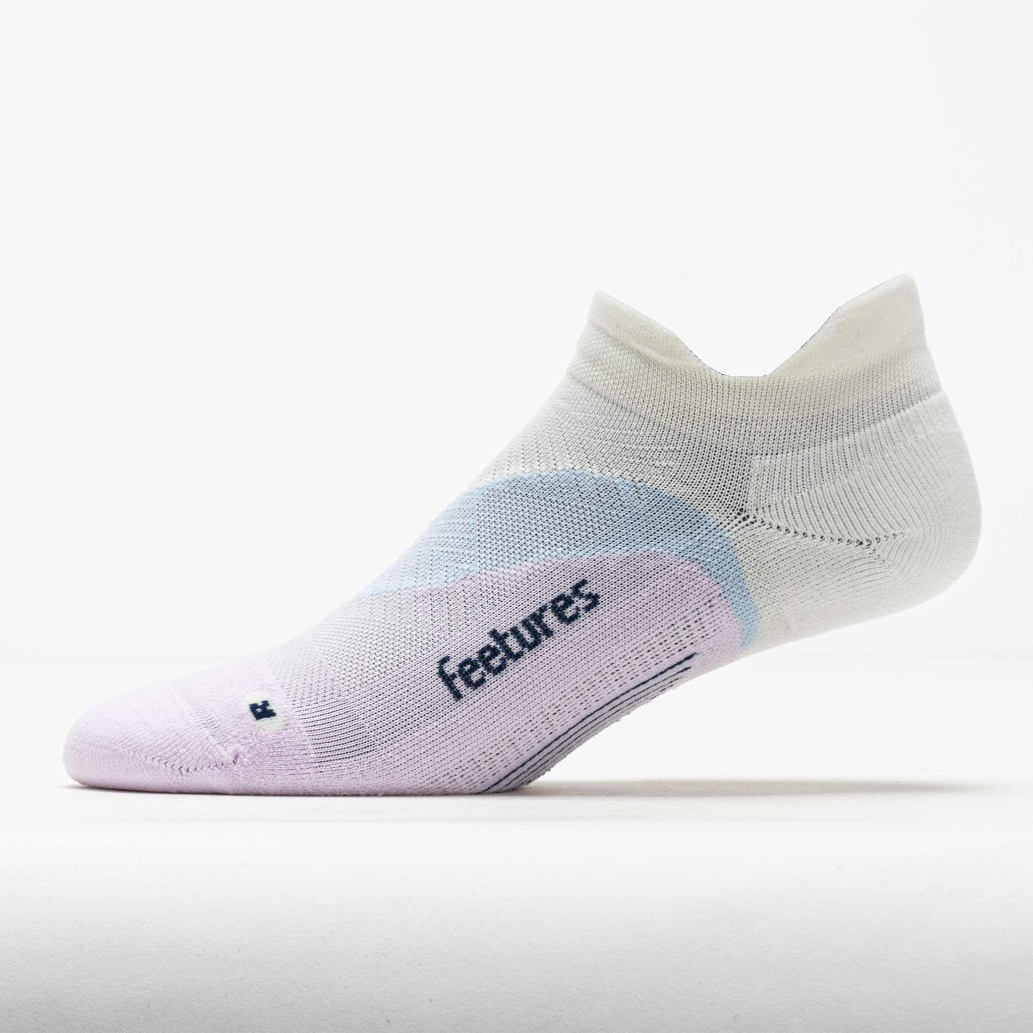 Elite Light Cushion No Show Tab Socks - Lilac Breeze