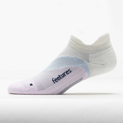 Elite Light Cushion No Show Tab Socks - Lilac Breeze
