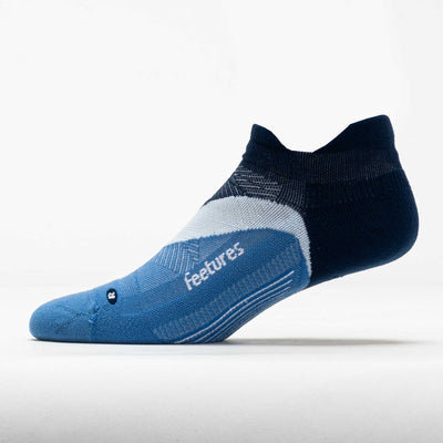 Elite Light Cushion No Show Tab Socks - Blue Wave