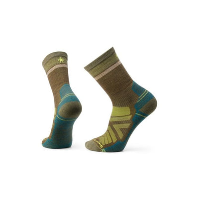 Smartwool Hike Light Cushion Winding Trail Crew Socks - Military Olive