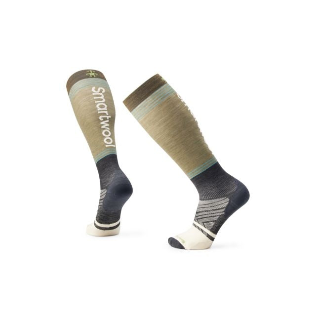 Smartwool Ski Zero Cushion Logo OTC Socks - Winter Moss