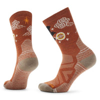 Smartwool Women's Hike Light Cushion Guardian of the Skies Crew Socks - Picante