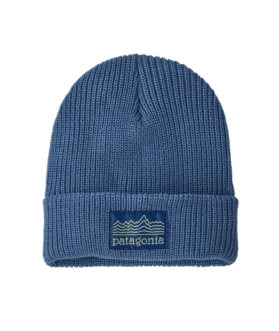 Patagonia Kid's Logo Beanie - Strata Stencil: Barnacle Blue