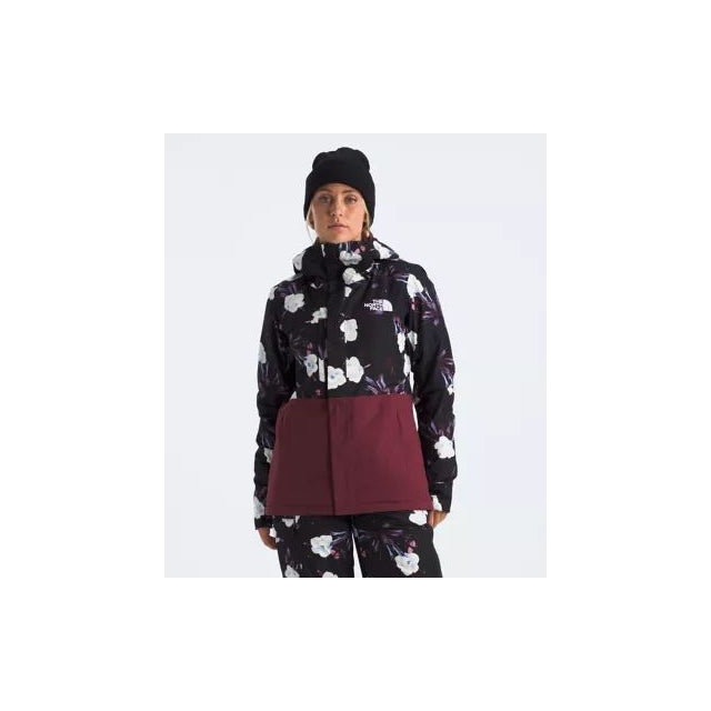 The North Face Women's Freedom Insulated Jacket 2025 - TNF Black Winter Flowers Print/Alpine Plum