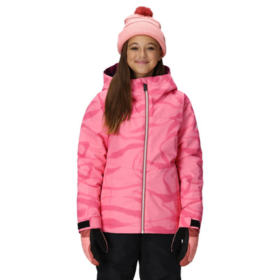 Girls Athena Insulated Jacket - GERANIUM PINK VAPORS