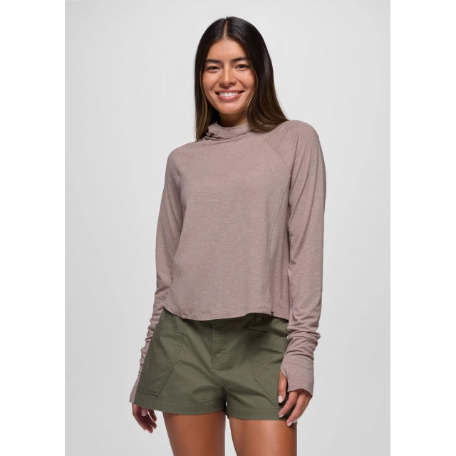 Prana Women's Sol Searcher Sun Hoodie - Shroom