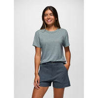 Prana Women's Cozy Up SS Crew - Saltwater
