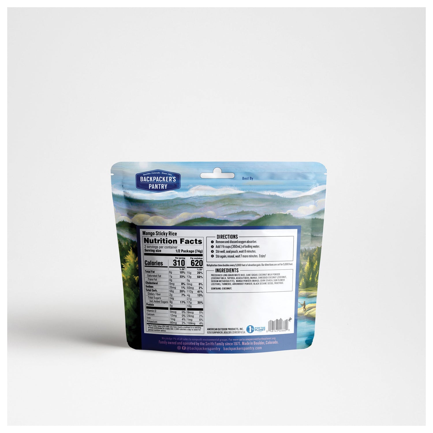 Backpackers Pantry 2660 Mango Rice