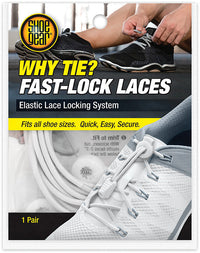 Why Tie Fast Lock Laces - White
