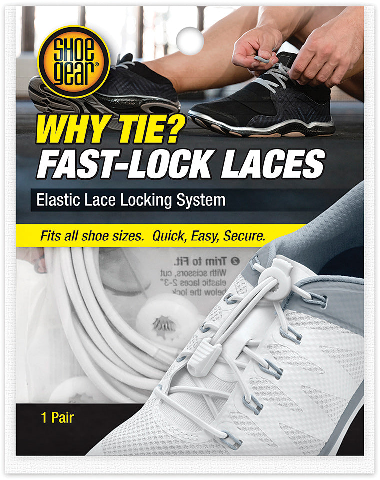 Why Tie Fast Lock Laces - White