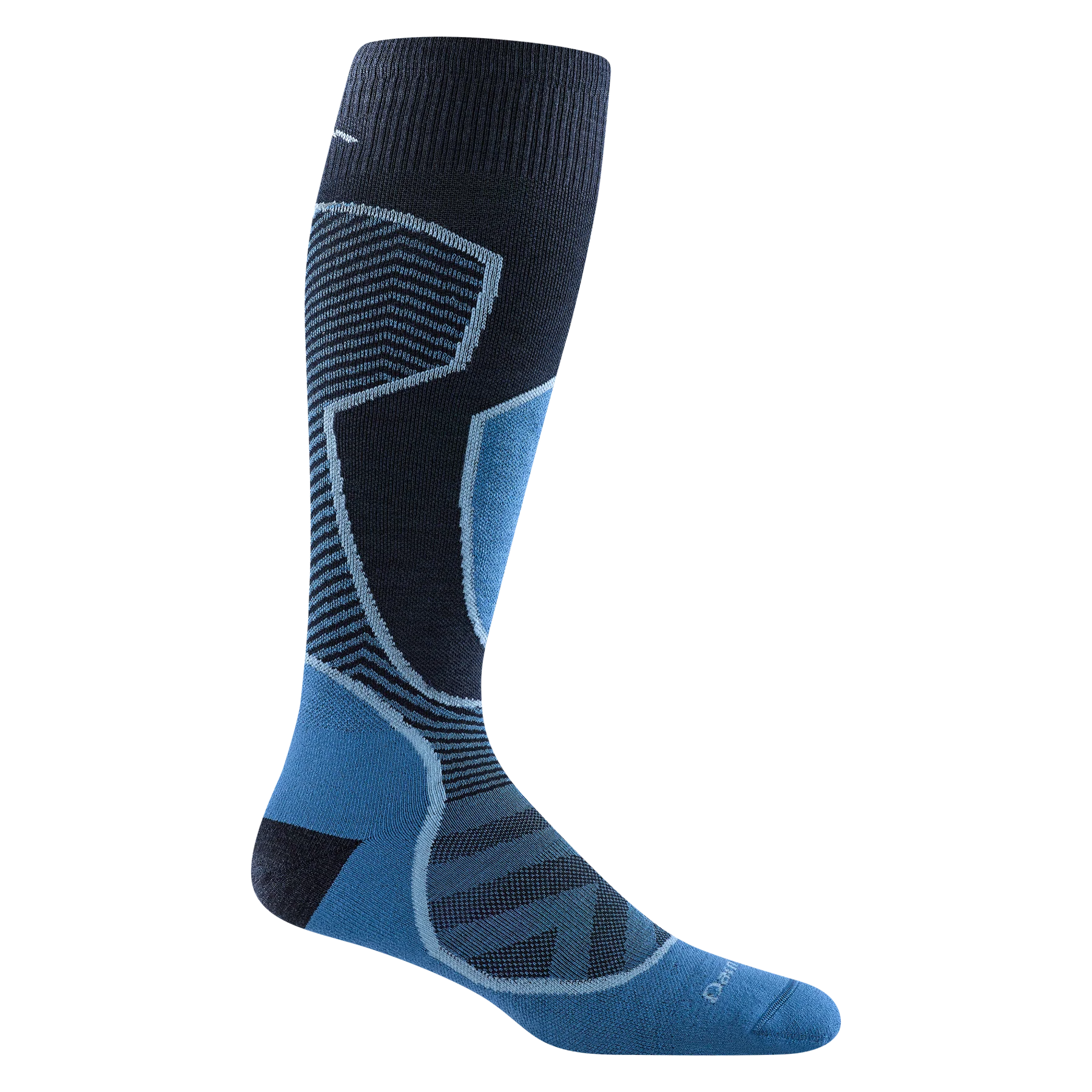 Darn Tough 8042 Men's Outer Limits Over-the-Calf Lightweight Ski & Snowboard Socks - Cobalt