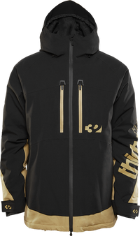 Lashed Insulated Jacket - Black / Tan