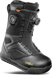 Womens Stw Double Boa Snowboard Boots 2025 - Black/Gold