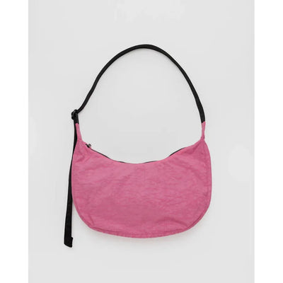 Baggu Medium Nylon Crescent Bag - Azalea Pink