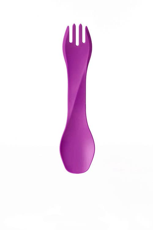 GoBites Uno Bulk - Portable Reusable Spork Utensil: Dark Blue