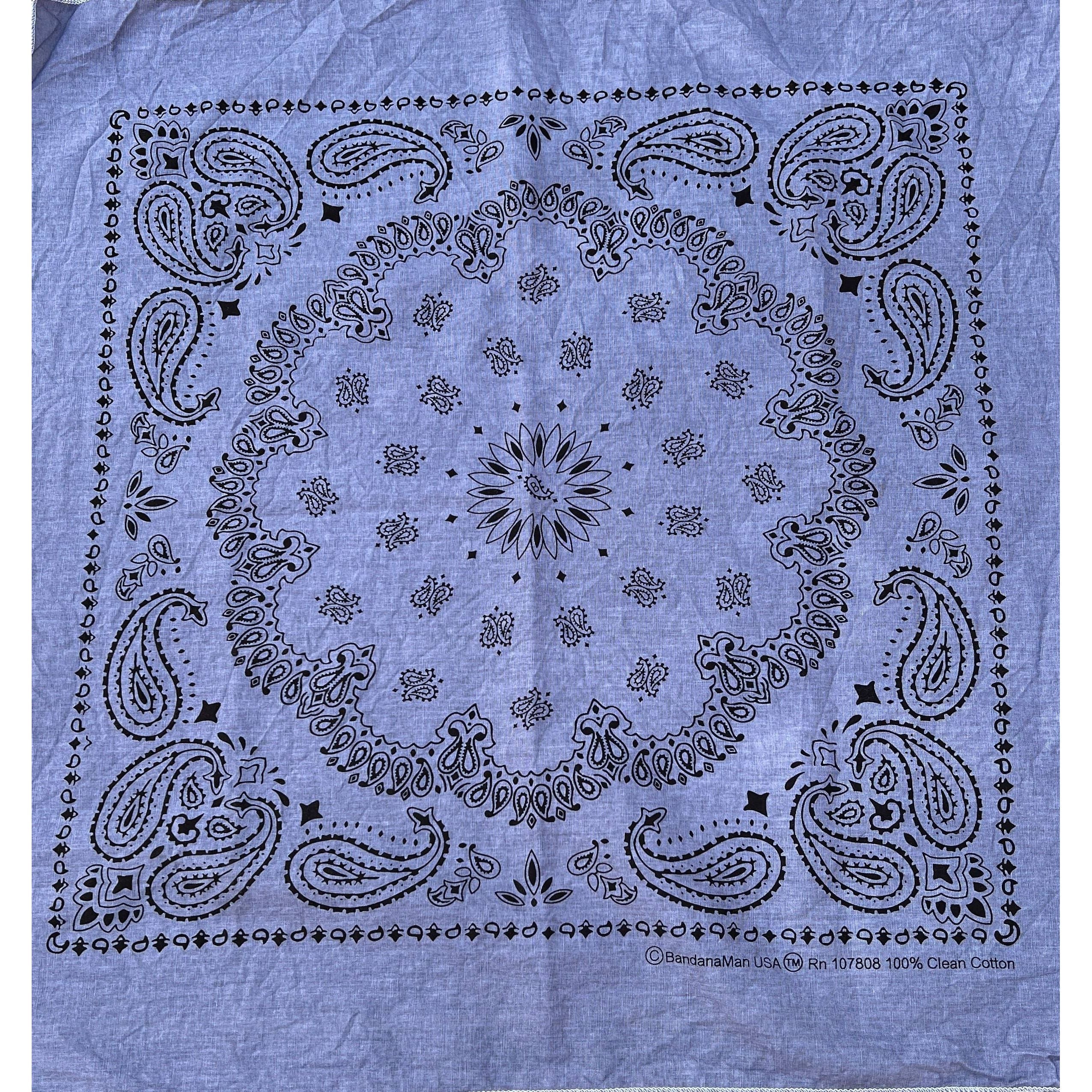 THE HILL-SIDE INDIGO DYED BANDANA- NEW shops UNUSED