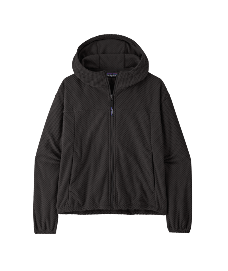 Patagonia Women's Textured Fleece Hoody - Black