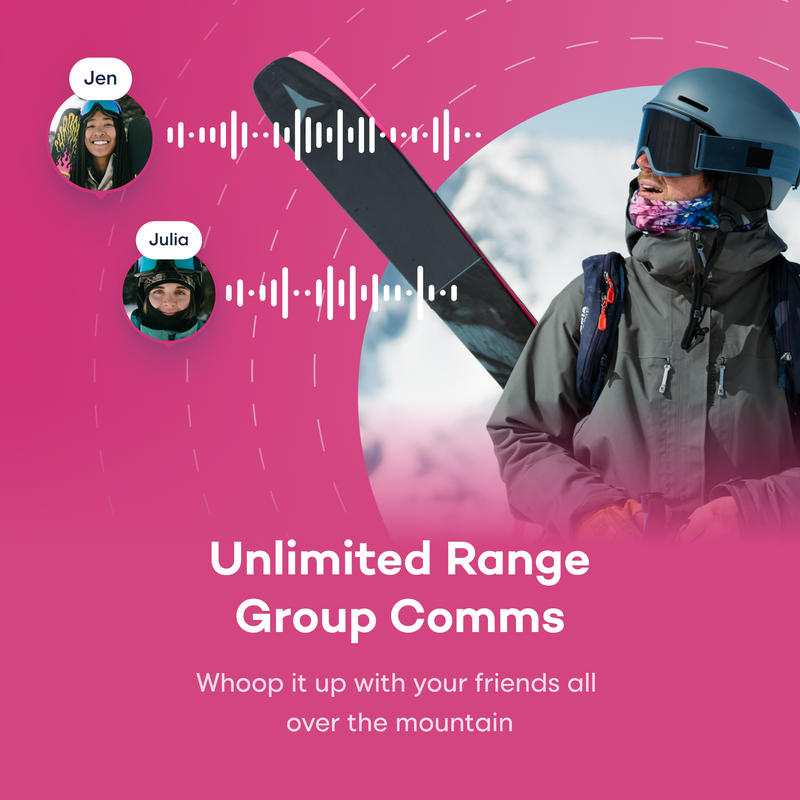 SMITH x ALECK NUNCHUCKS - Wireless Snow Helmet Audio & Comms