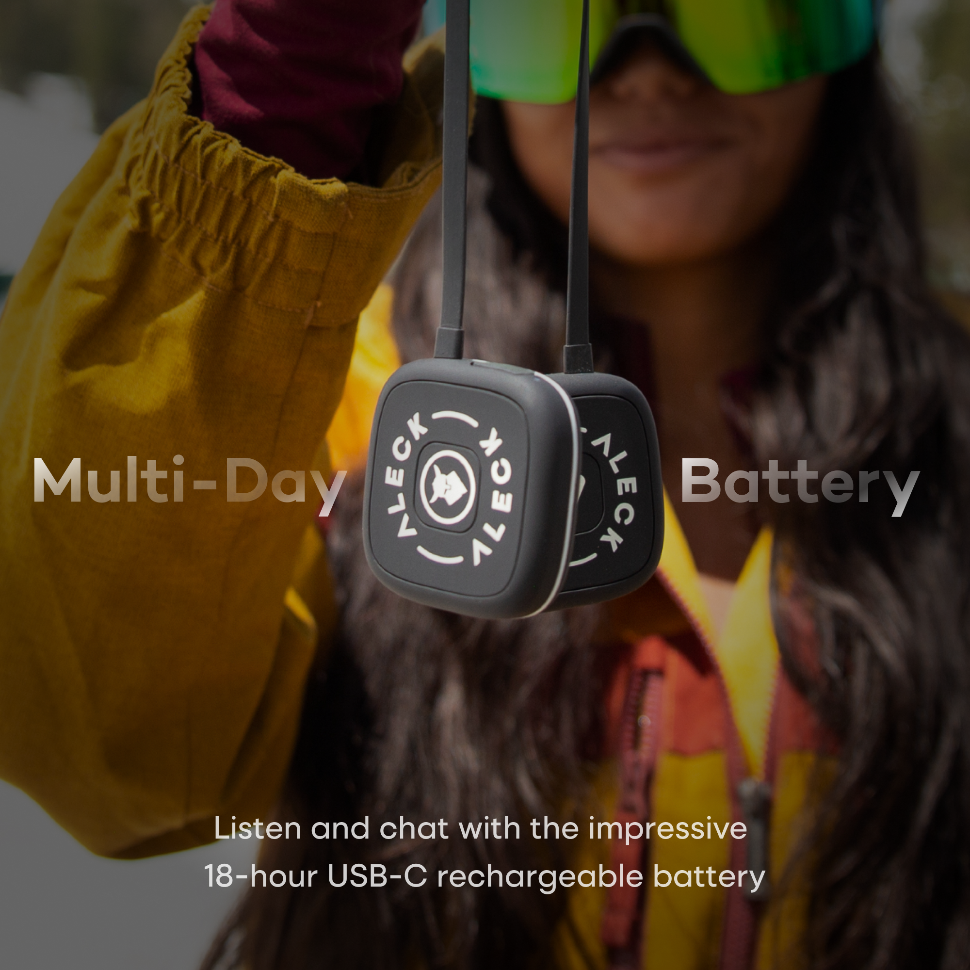 SMITH x ALECK NUNCHUCKS Wireless Snow Helmet Audio Comms – The