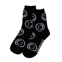 Baggu Crew Sock - Black Happy