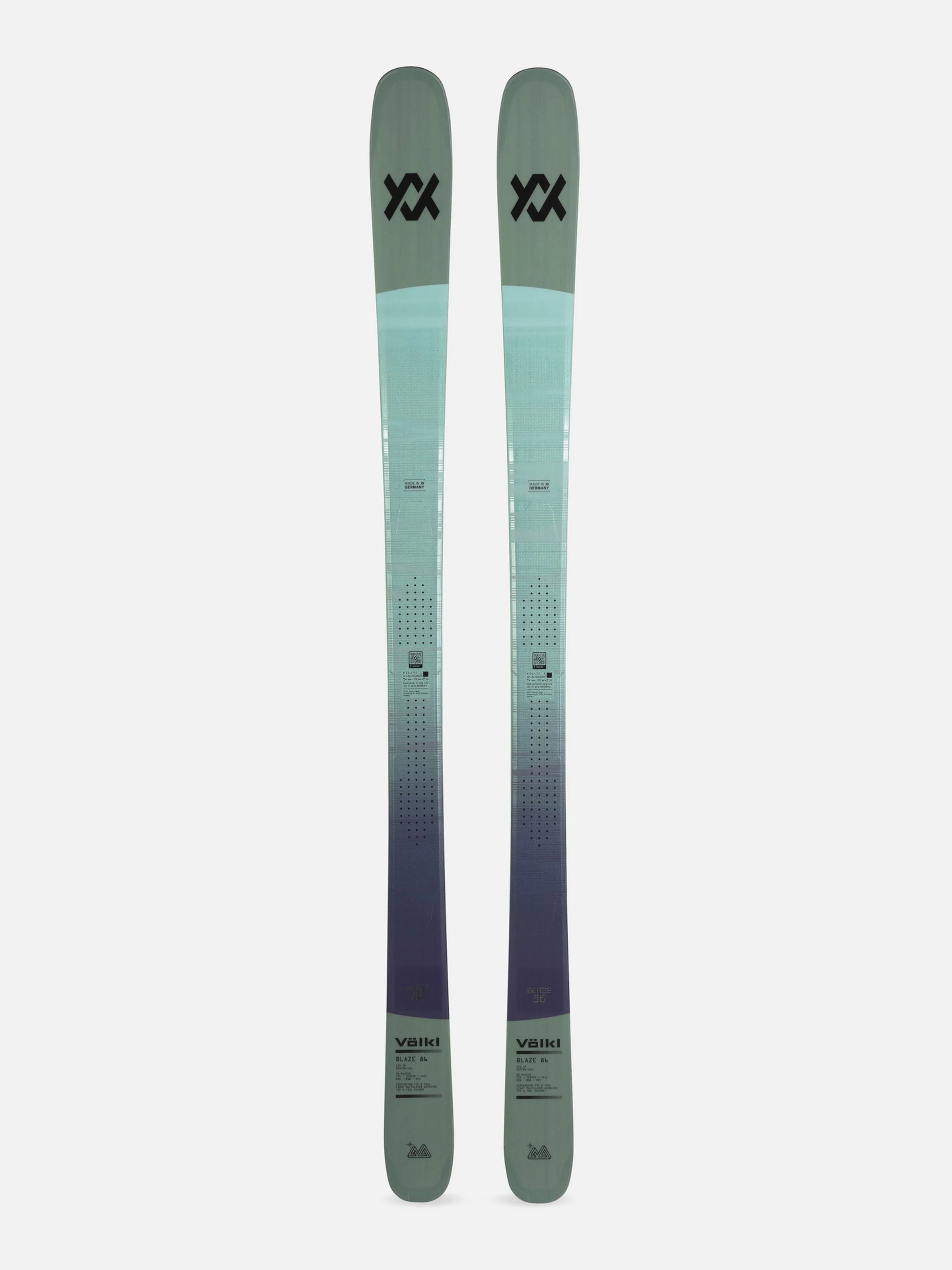 Womens Blaze 86 Skis - Petrol