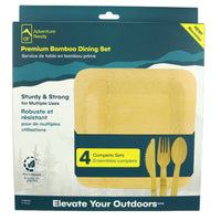 Adventrue Ready Bamboo Dining Set