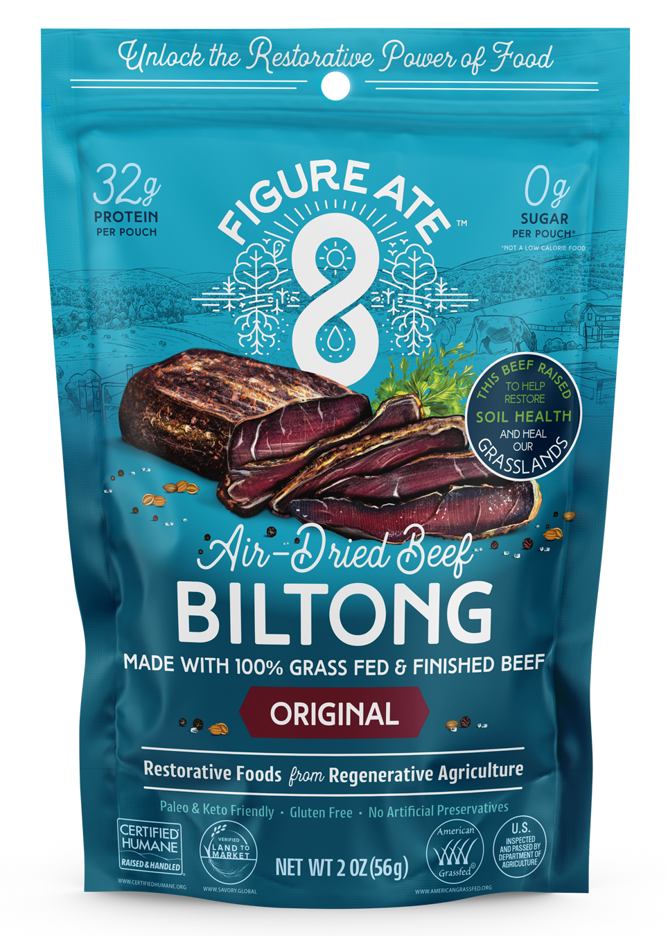 Regeneratively Sourced Beef Biltong Original