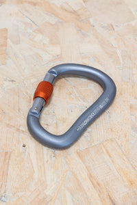 554586 Black Diamond Rocklock Screwgate Carabiner - Gray