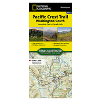 Pacific Crest Trail Washington South Map Snoqualmie Pass To Cascade Locks