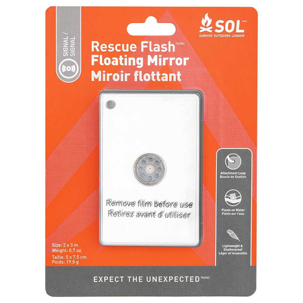 Survive Outdoors Longer Rescue Flash Floating Mirror