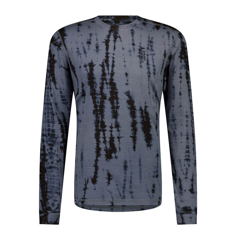 Mens Cascade Merino Flex 200 Ls Garment Dyed - Grey Tie Dye