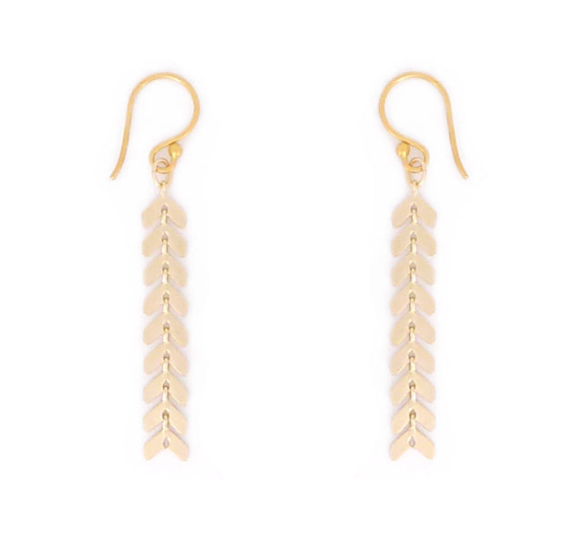 Bronwen Cascade Earrings - Short - Silver (6010-S-S)