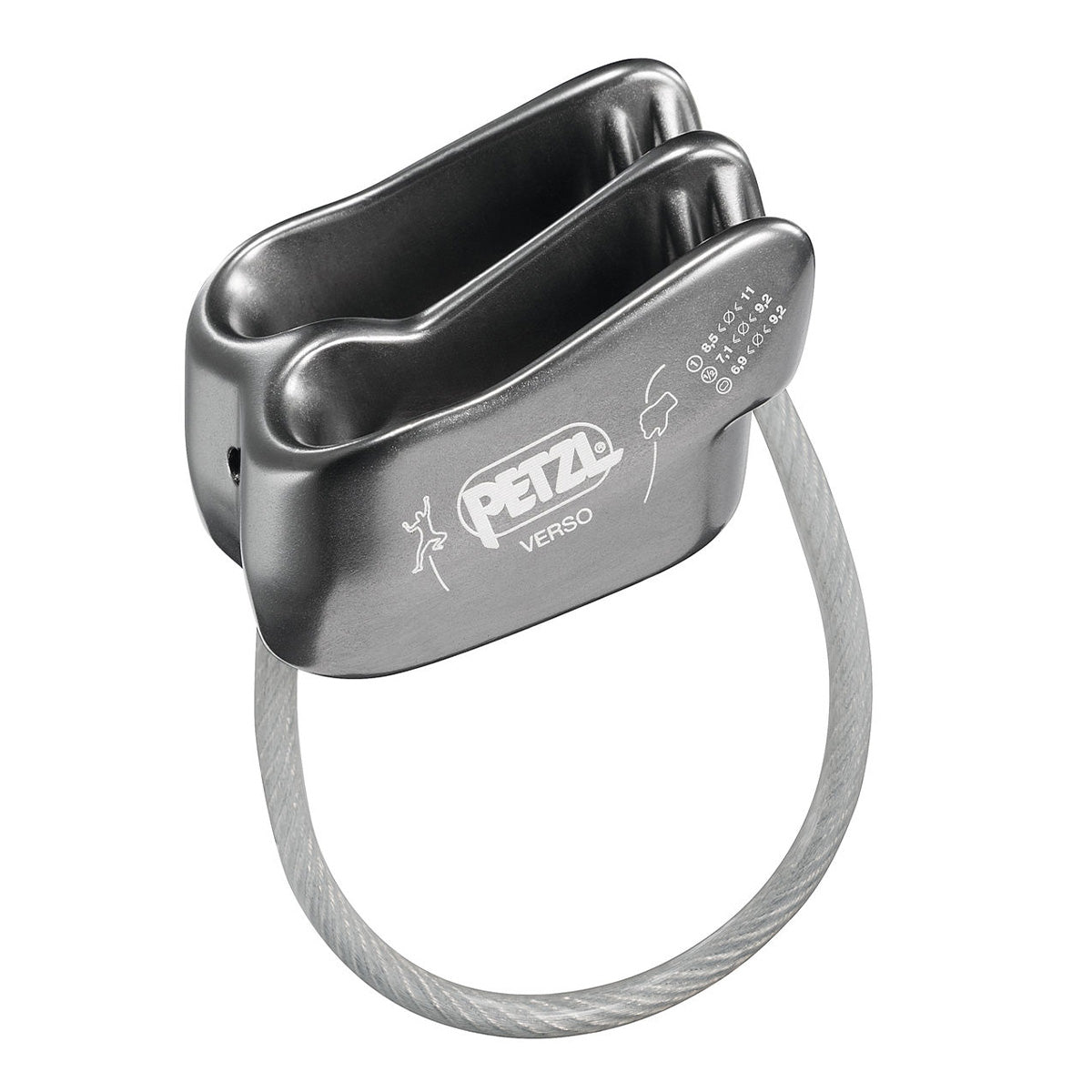 Petzl Verso Belay - Grey