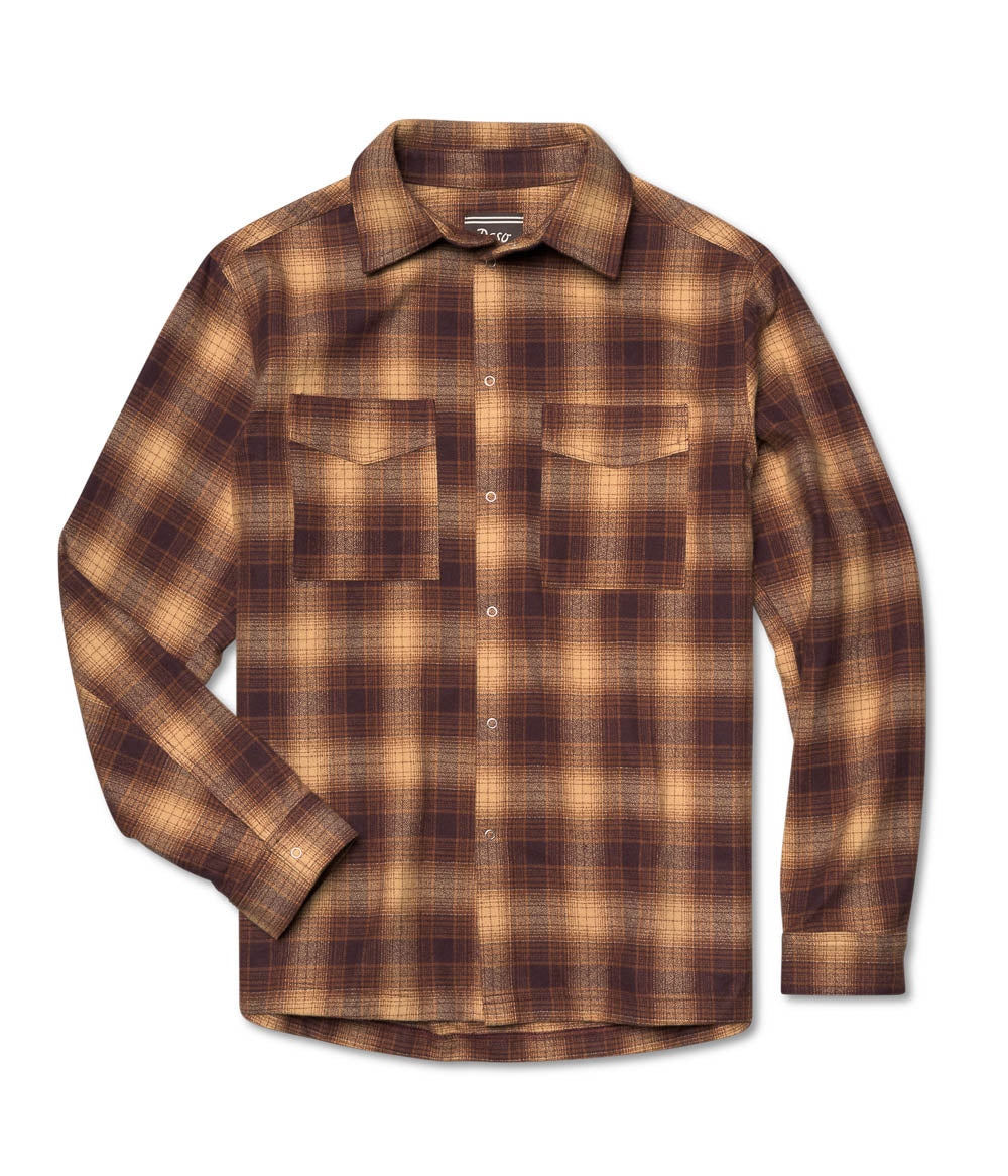 Deso Supply Men's Basin Flannel - Woodgrain