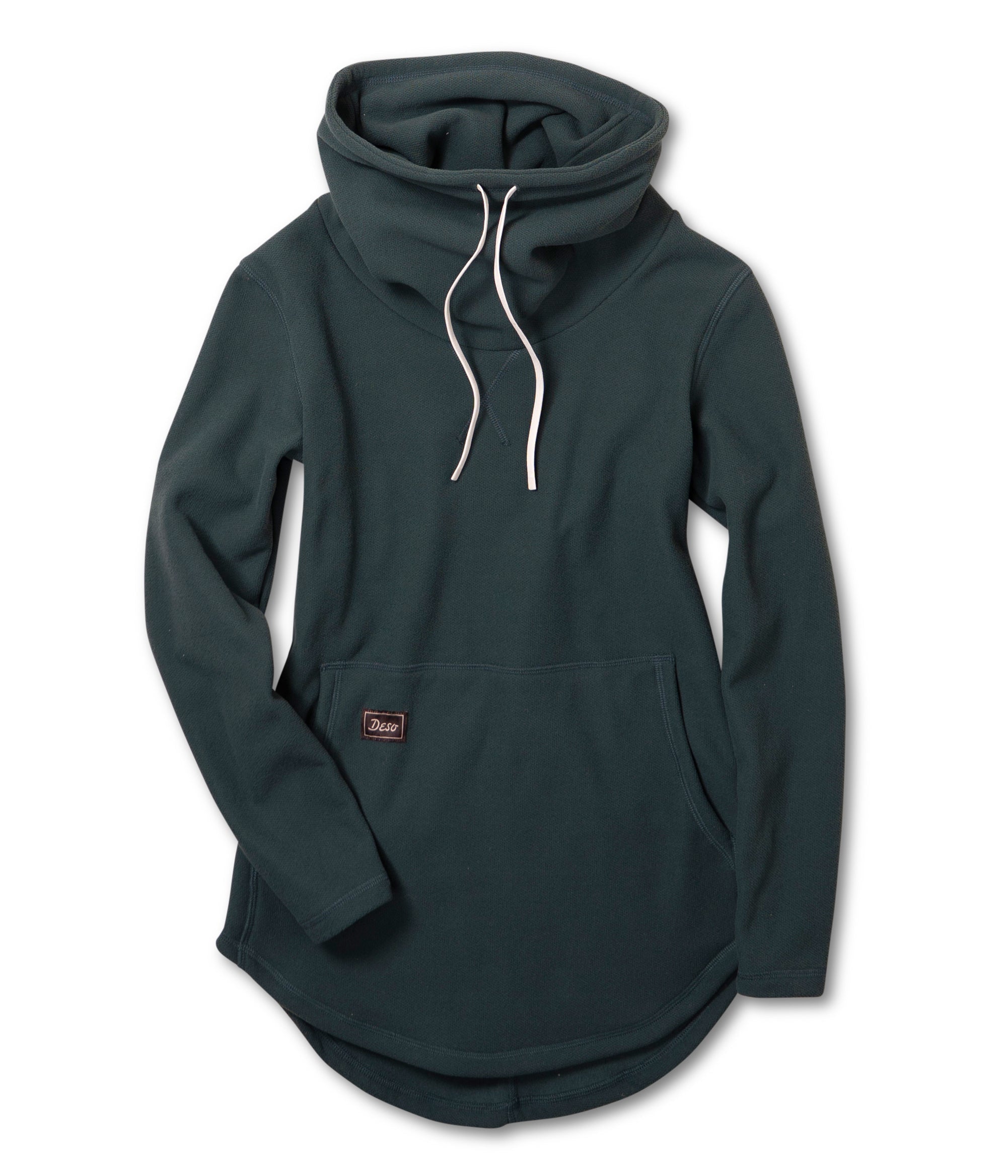 Womens Tallac Fleece Pullover - Dark Fir