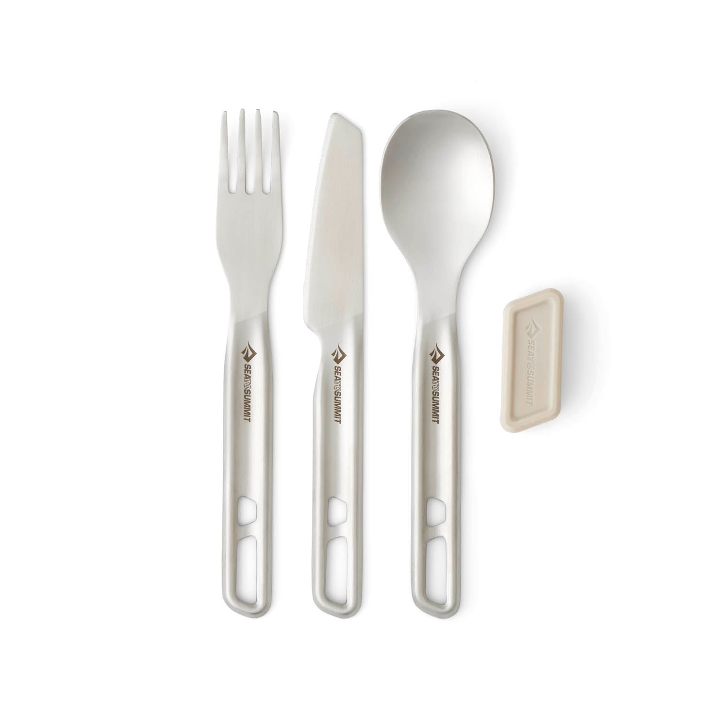 Detour Stainless Steel Cutlery Set 3 Piece - Stainless Steel Grey