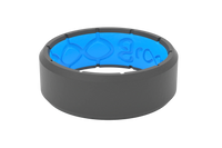 Mens Edge Ring - Deep Stone Grey