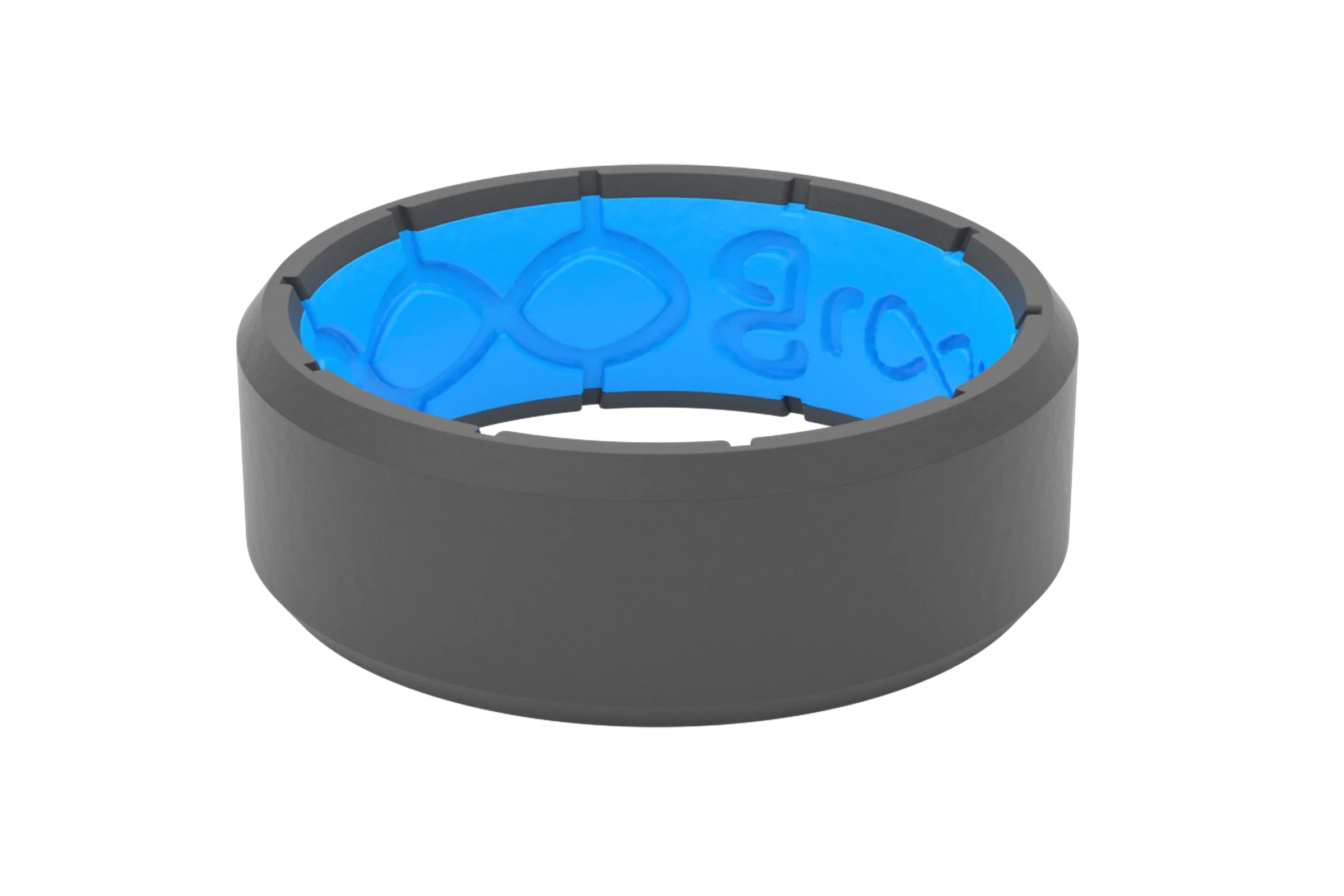 Mens Edge Ring - Deep Stone Grey