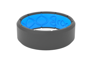 Mens Edge Ring - Deep Stone Grey
