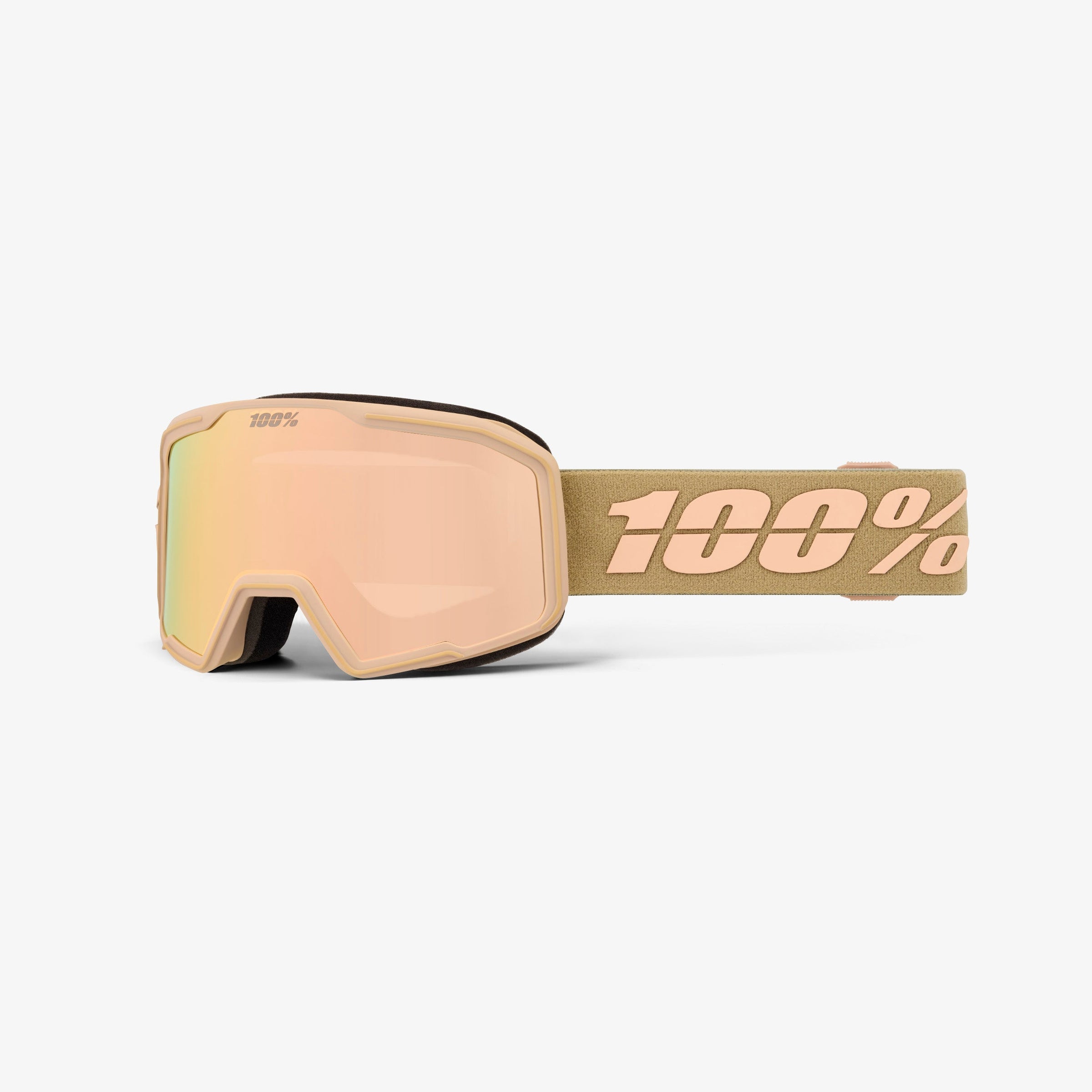 100% Valnor II Goggles - Black / Red w/ Mirror Red Lens