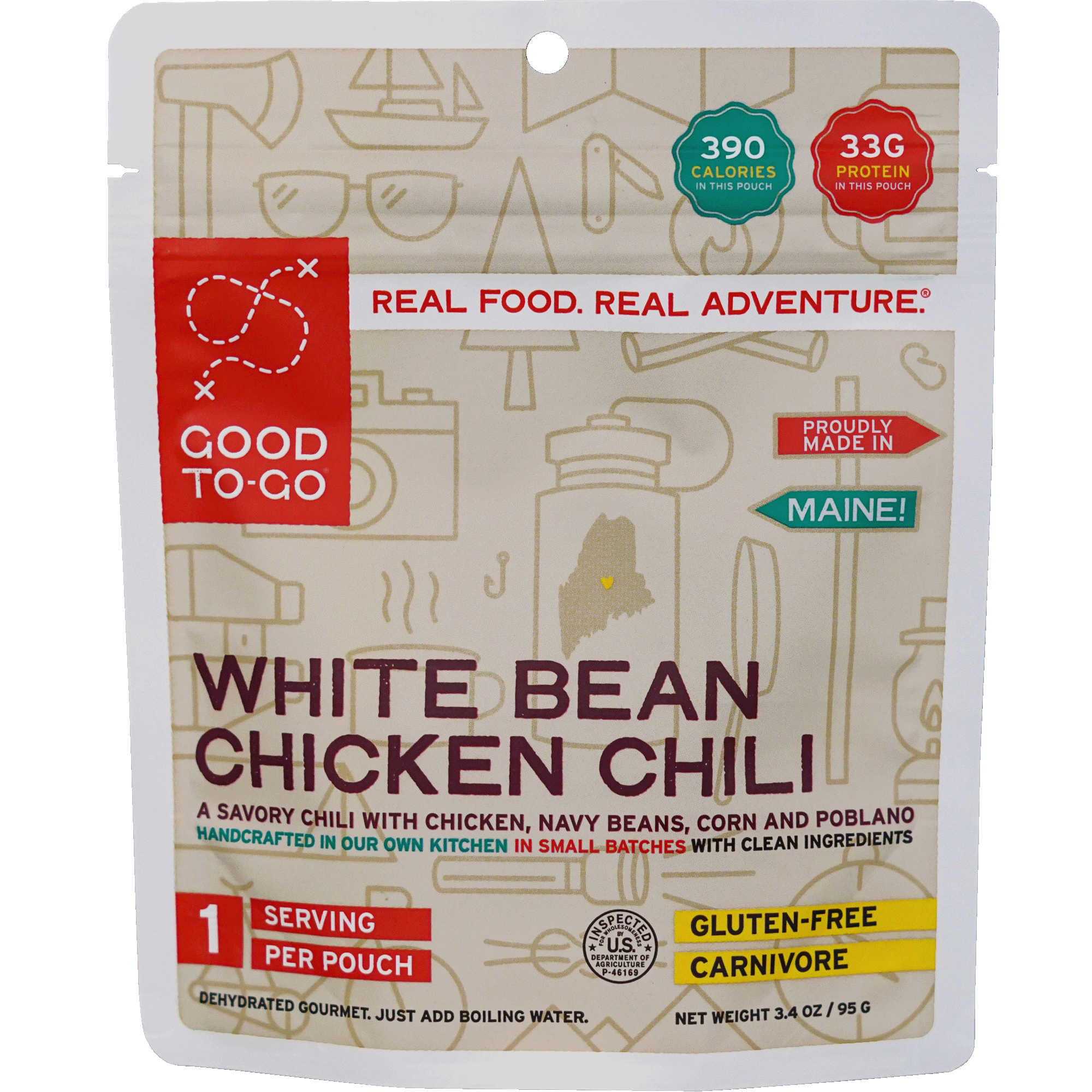 White Bean Chicken Chili Single