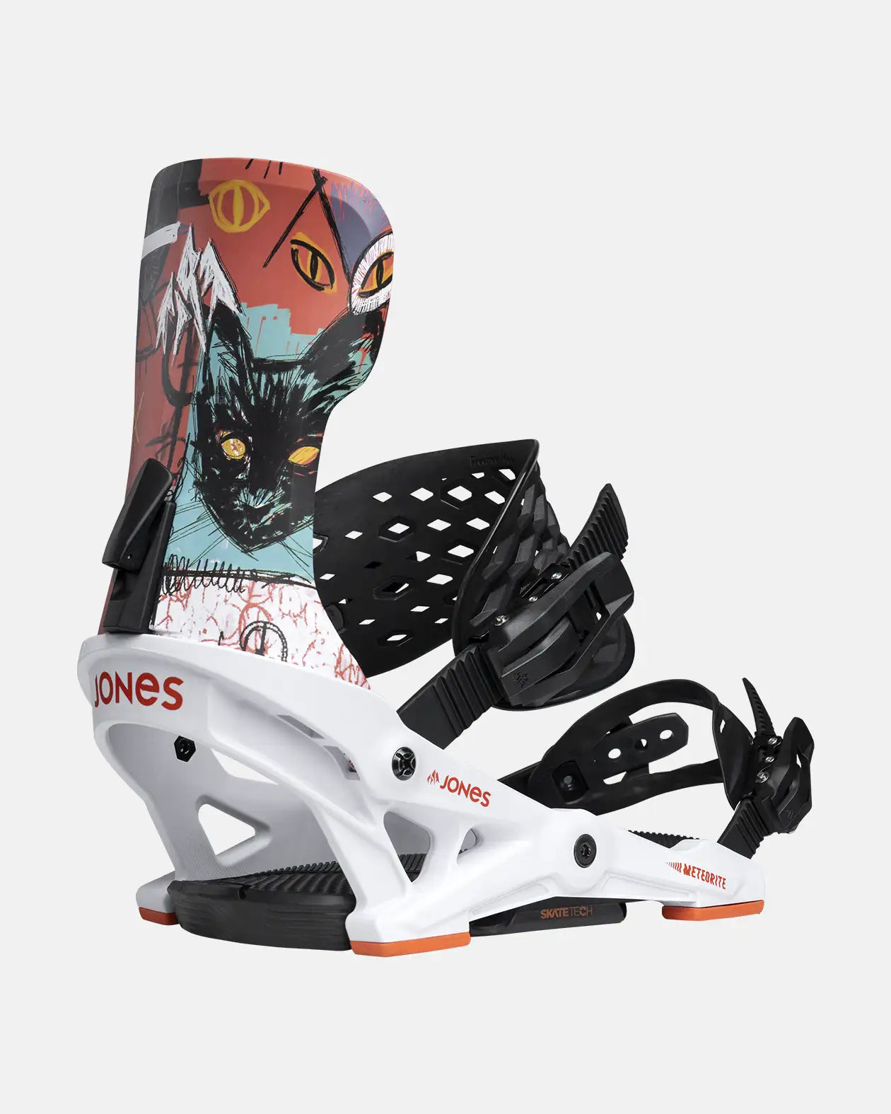 Jones Snowboards Men's Meteorite Snowboard Bindings 2025 - Gray
