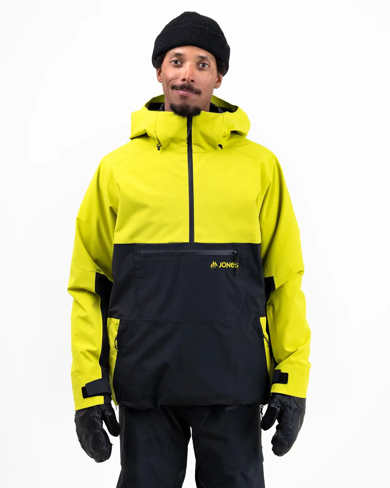Jones Snowboards Men's MTN Surf Anorak - Lime Green