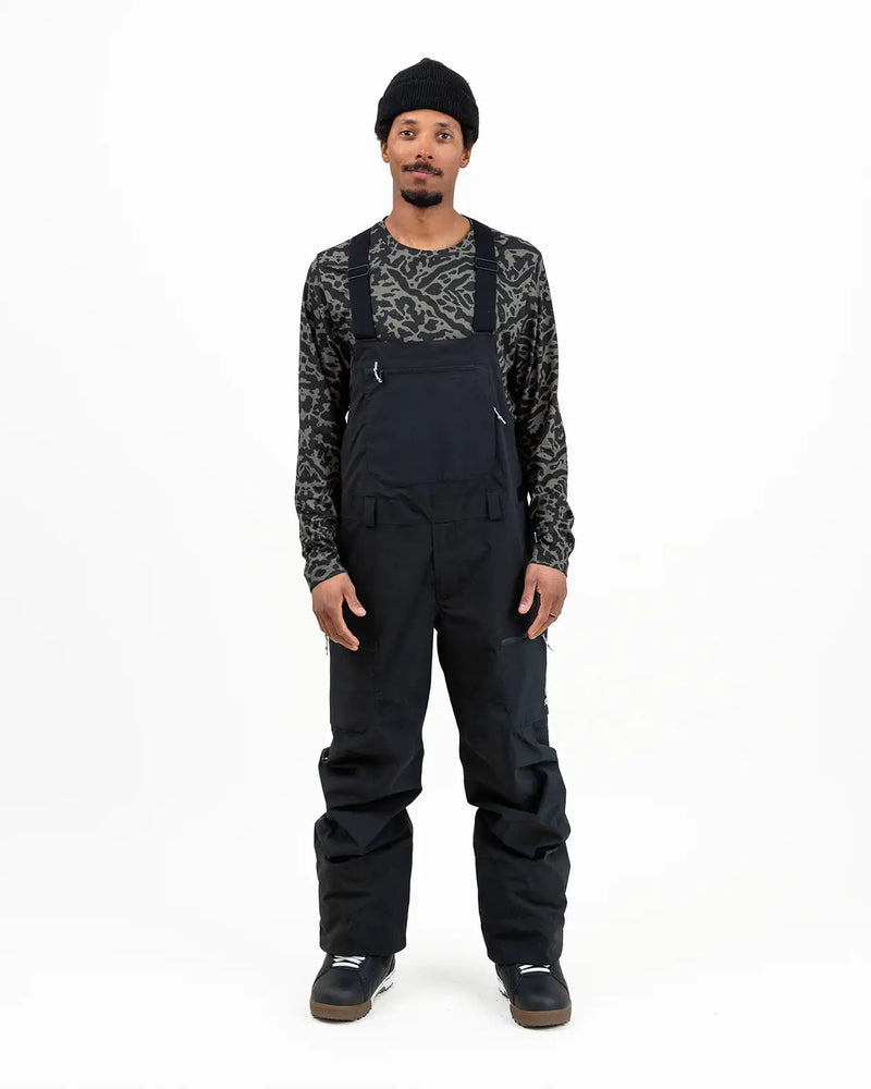 Mens Mtn Surf Bib - Stealth Black