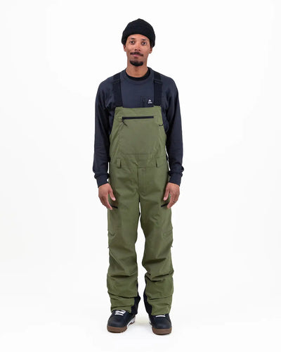 Mens Mtn Surf Bib - Moss Green