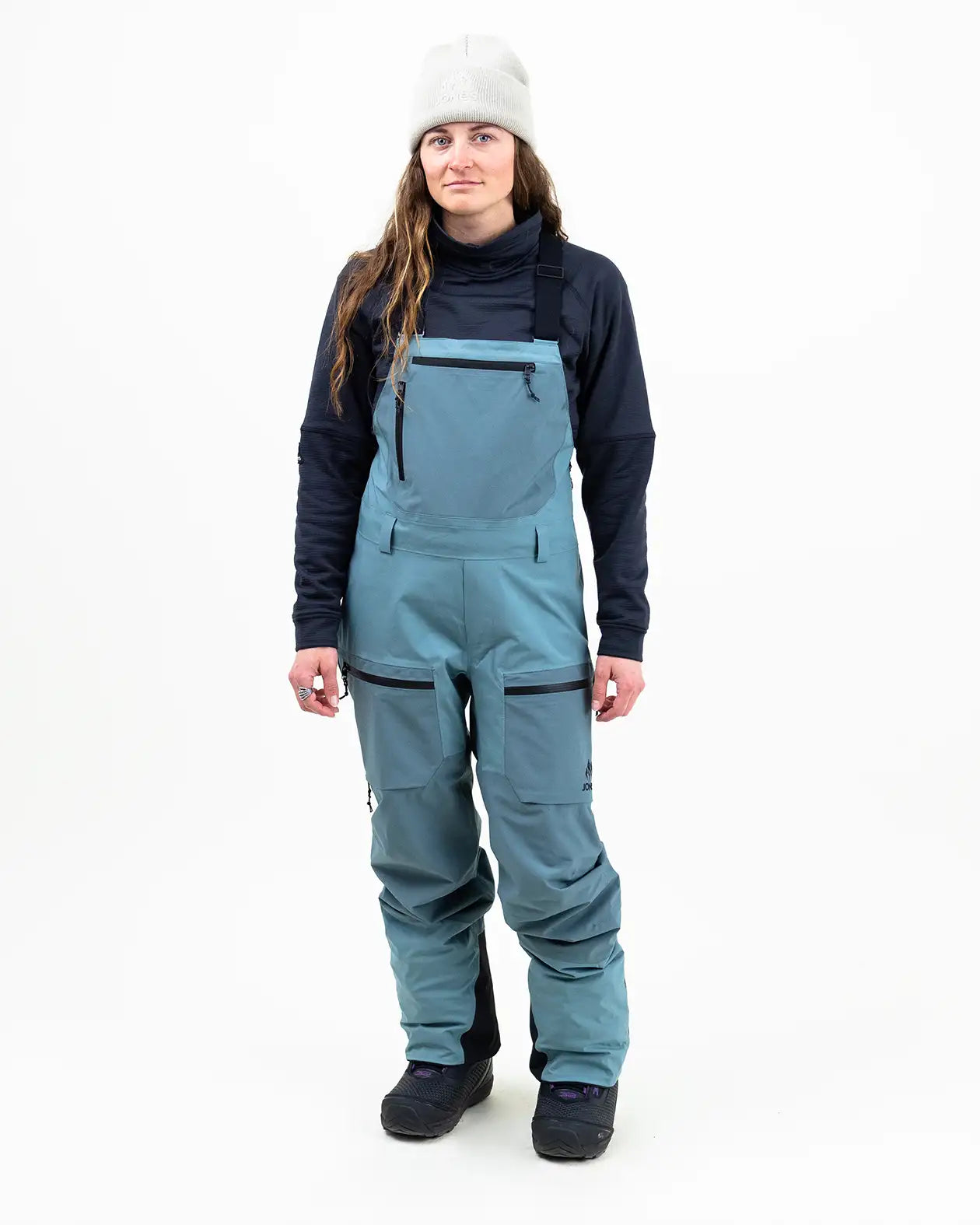 Womens Mtn Surf Bib - Atlantic Blue