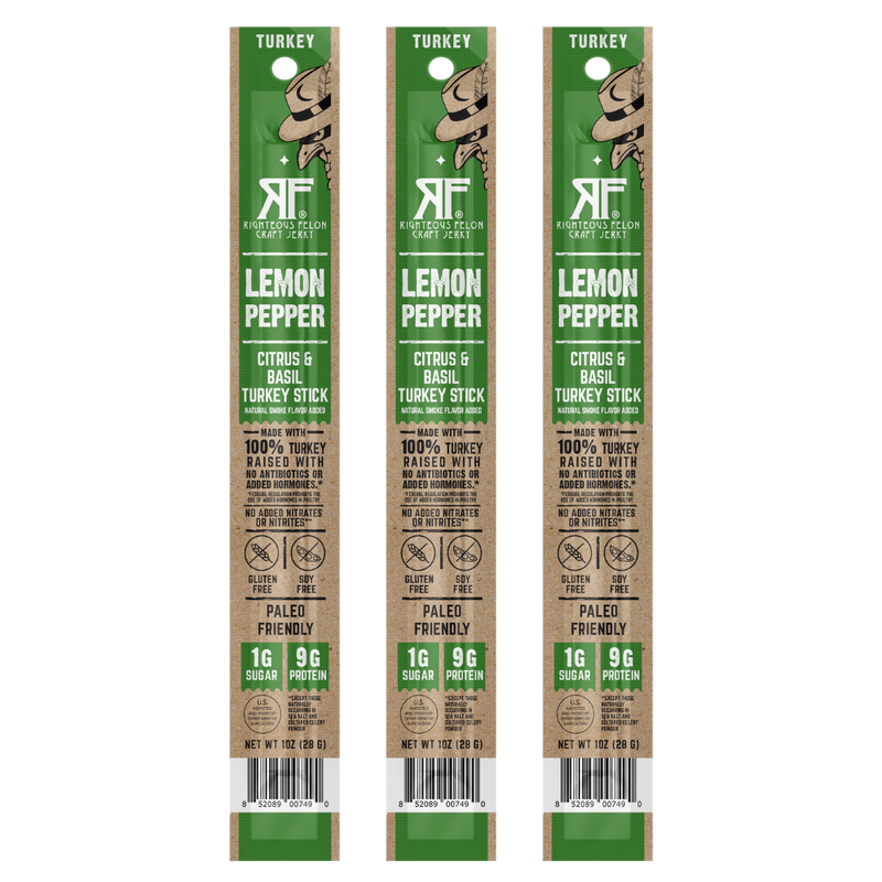 Righteous Felon Lemon Pepper Turkey Stick