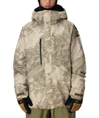 Mens Gore Tex Core Shell Jkt - LIMESTONE HEMISPHERE PRINT